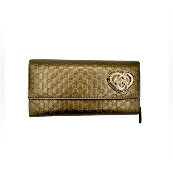 Gucci Lovely GG Guccissima Brown Leather Wallet - Picture 1 of 9